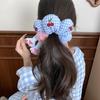 Cute Flower Butt Creative Large Intestine Hair Ring Fun Cartoon Animal Half-Body Doll Ponytail Scrunchies Hair Accessories