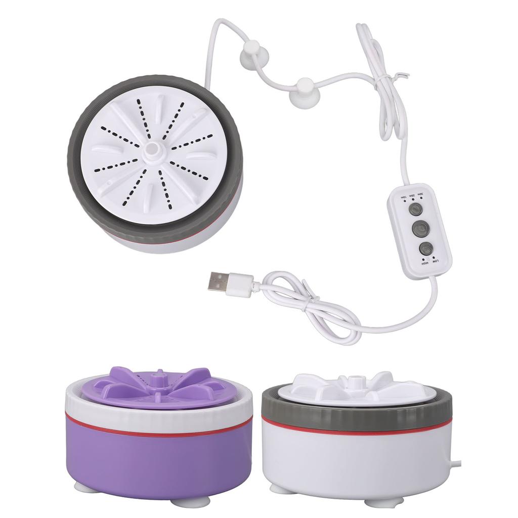 Mini Turbo Waschmaschine Zeitgesteuert Einstellbar Multifunktion USB Betrieben Tragbare Mini Turbo Waschmaschine für Kleine Kleidung Geschirrspülen