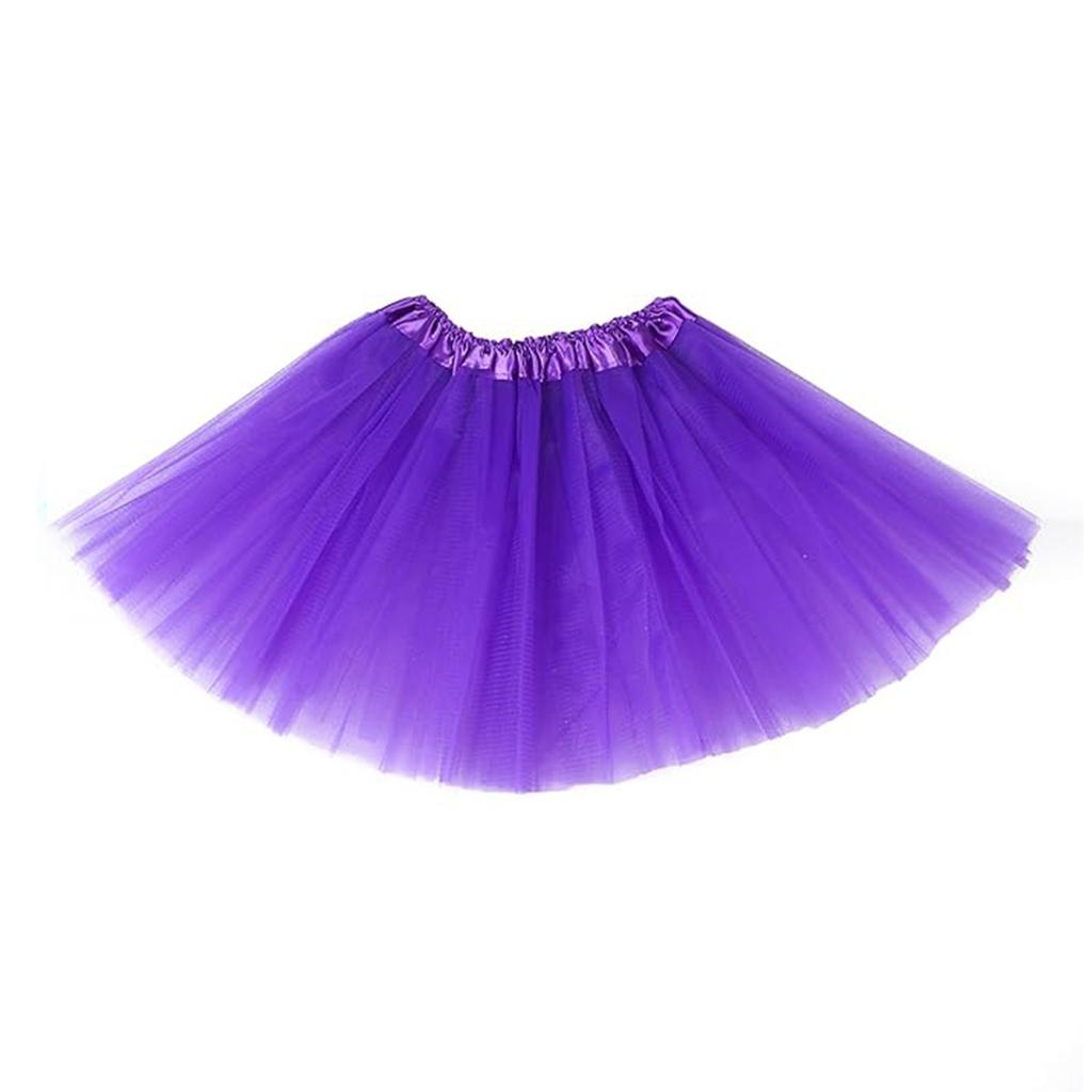 Gonna da Ballo Elegante in Tulle Colorato da Donna con Vita Elastica