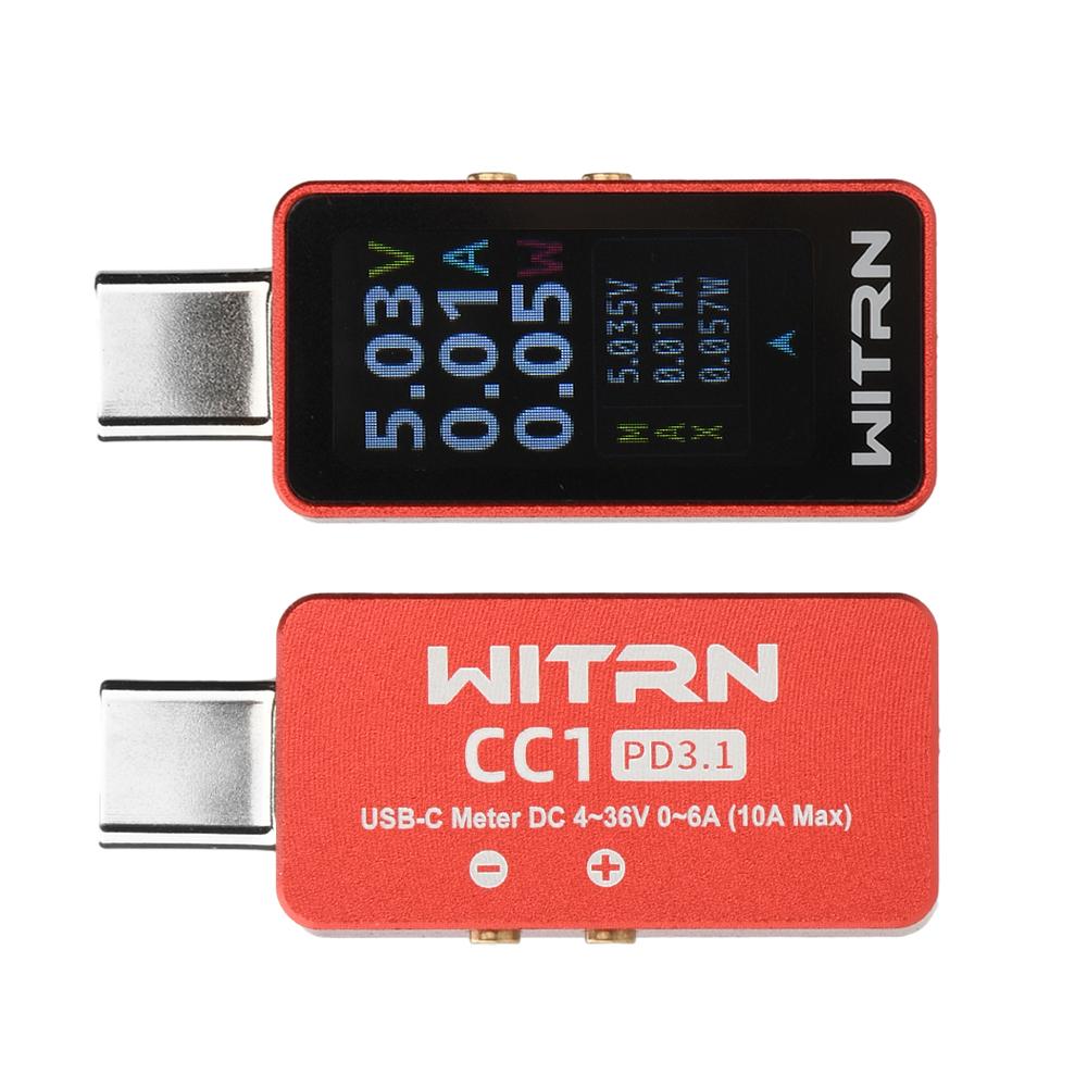 IPS Real Time Voltages and Current Readout Meter Module USB Type- C Interface for Battery Performances Analysis