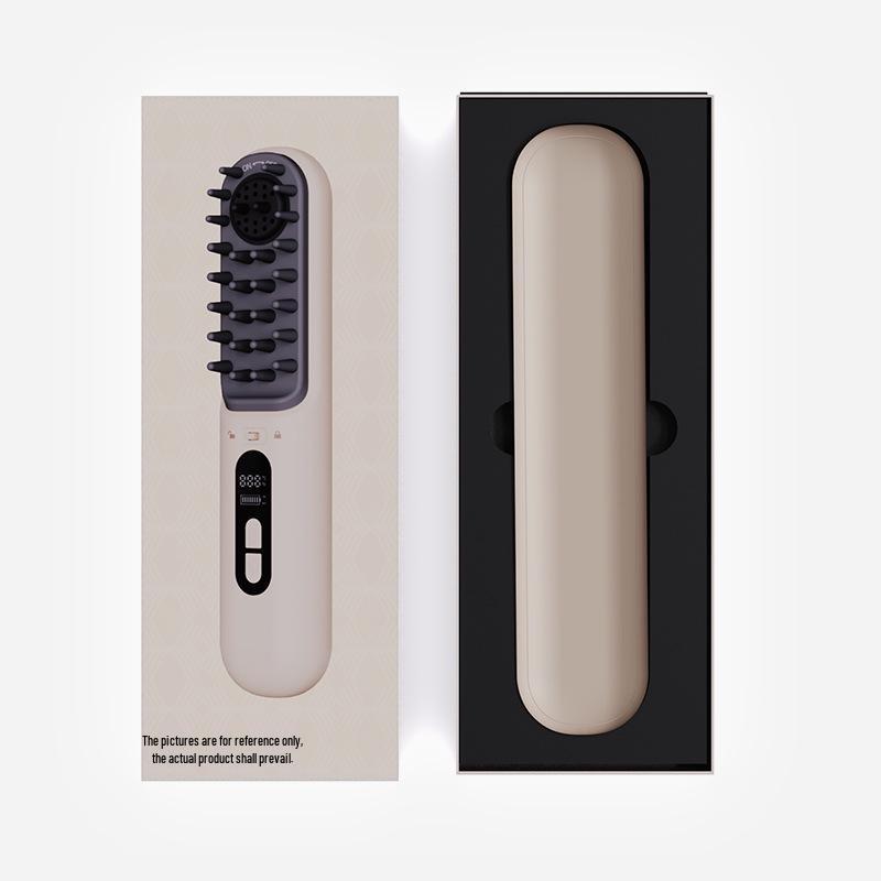 Golden Rice Heated Handheld Scalp Massager Comb for Elders