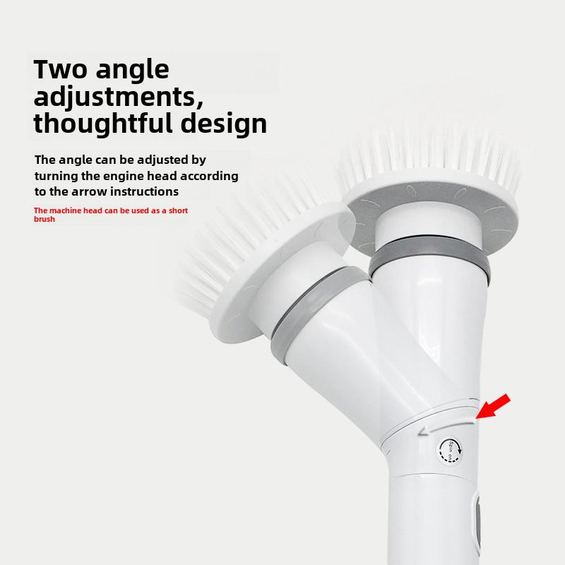 Electric Dual-Purpose Cleaning Brush for Kitchen, Bathroom & Glass - Handheld, Multifunctional & Powerful