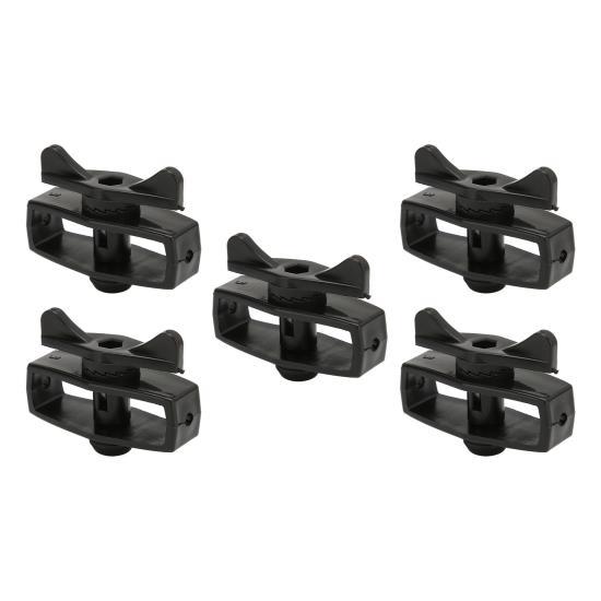 50Pcs Electric Fence  Tightener Portable Garden Electronic Fence Alloy  Tensioner Black 