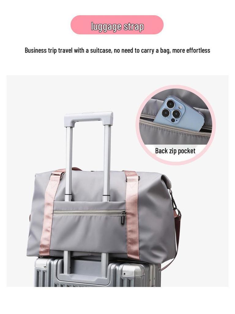 Large Capacity Travel Duffle Bag for Short Trips, Fitness, Yoga, and Hospital Use