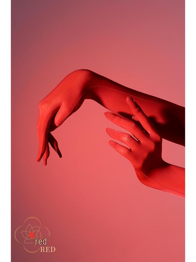 Confidential Black Glossy Silk Airplane Gloves - Unisex, Seamless, Five-Finger, Silky