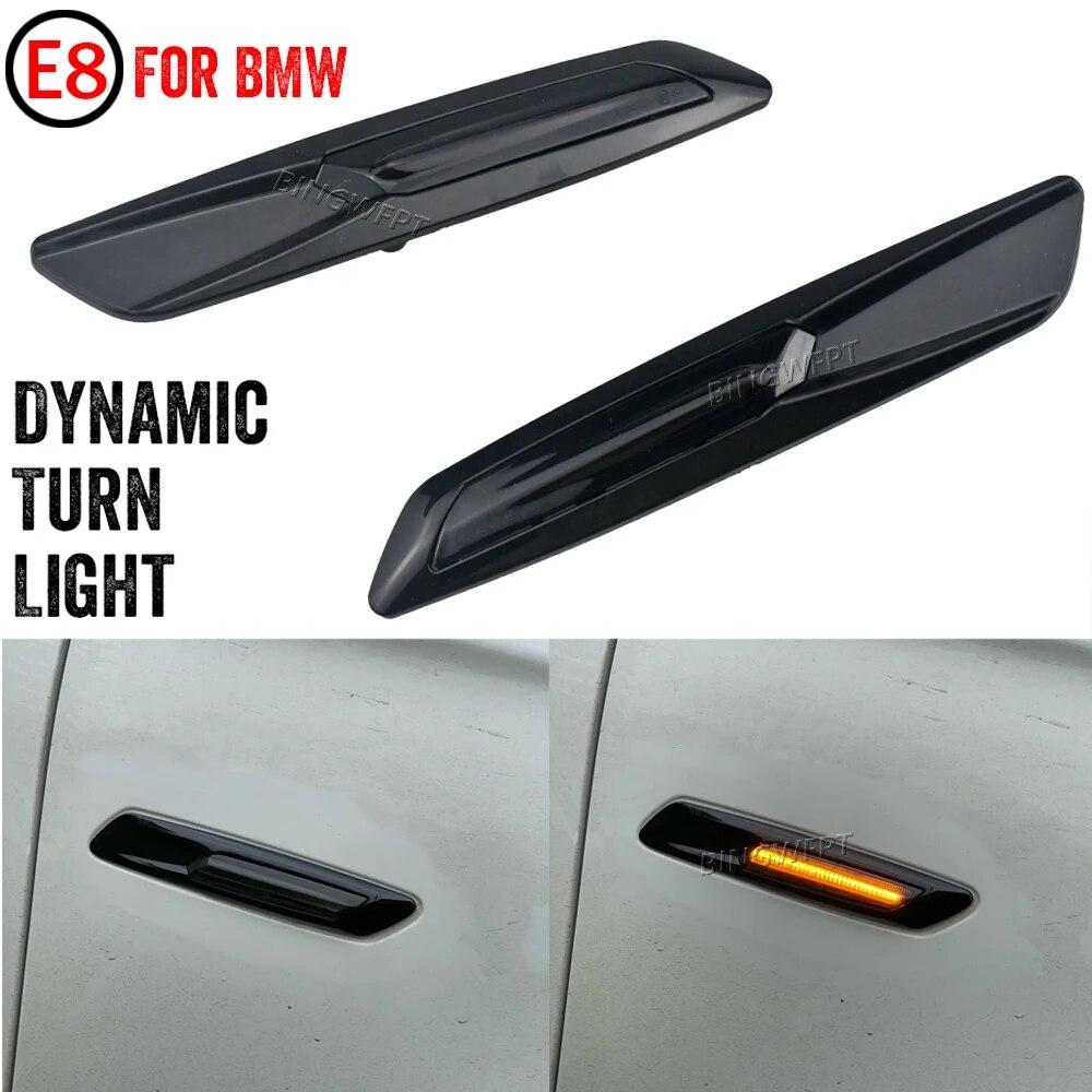 

2X LED Sequential Fender Indicator Side Marker Blinker Turn Signal Lights For BMW 5 Series F10 F11 528i 528iX 535i 2011 12 2013