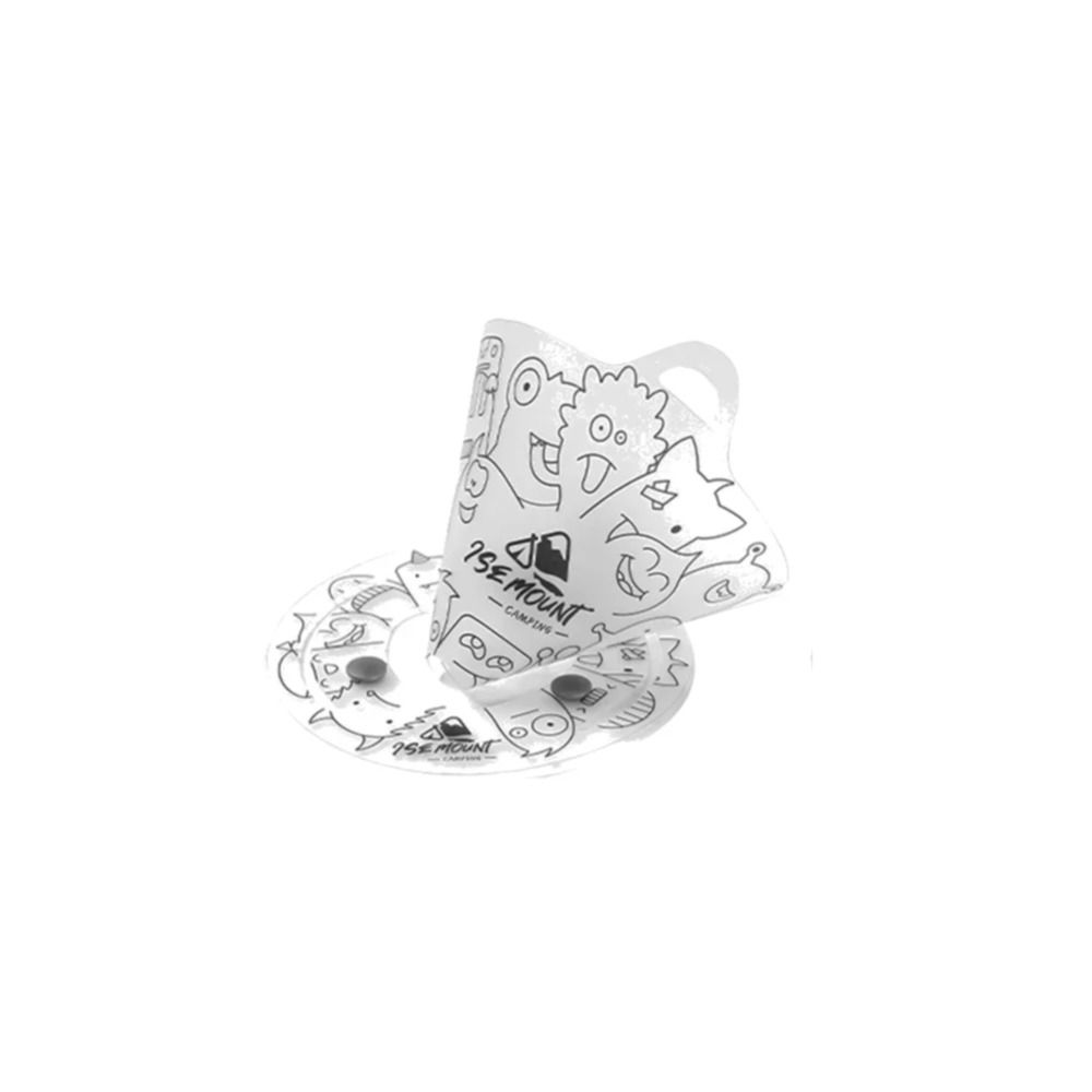 Lightweight Foldable Camping Tableware Multi-purpose Camping Folded Dish  Utensils for Hike