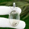Gift For Women Jewelry Pendant 925 Sterling Silver Natural White Quartz Gemstone