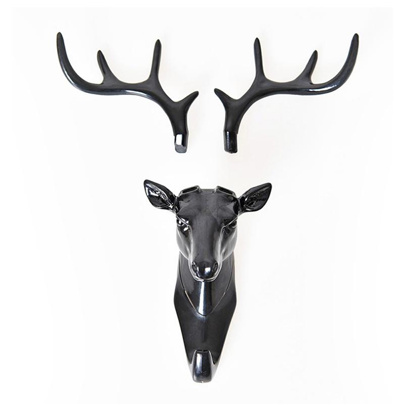 Wall Mounted Hooks Animal Head Rack Coat Caps Wall Hanger Horse Giraffe Elk Hooks Decor Accessories Personalized Hangers