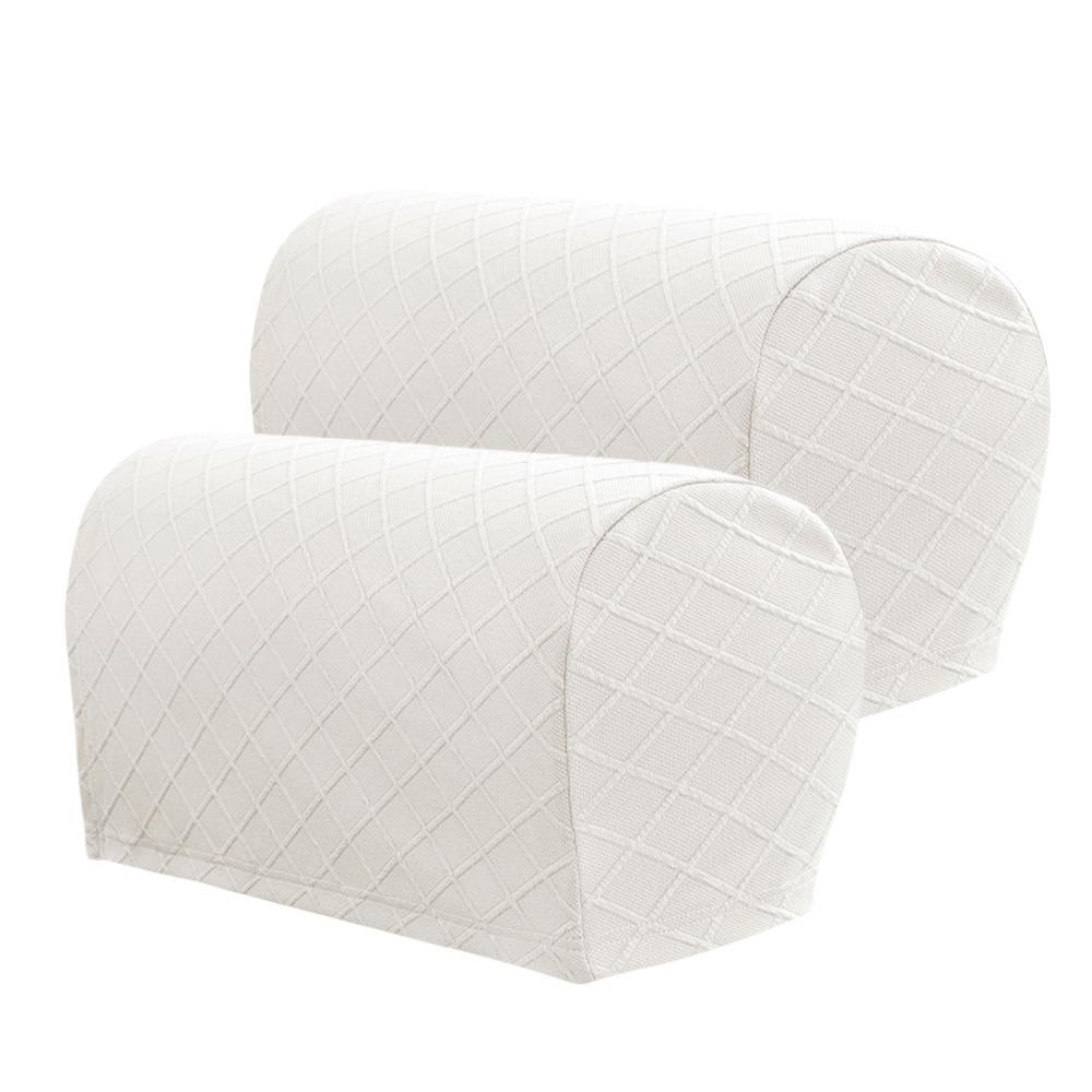 2PCS Home & Living Stretch Rhombus Armrest Covers Furniture Removable Sofa Cover Solid Stretchy Couch Arm Protector Sofa