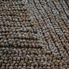 Tapis aspect jute intérieur extérieur losanges beige 120x160