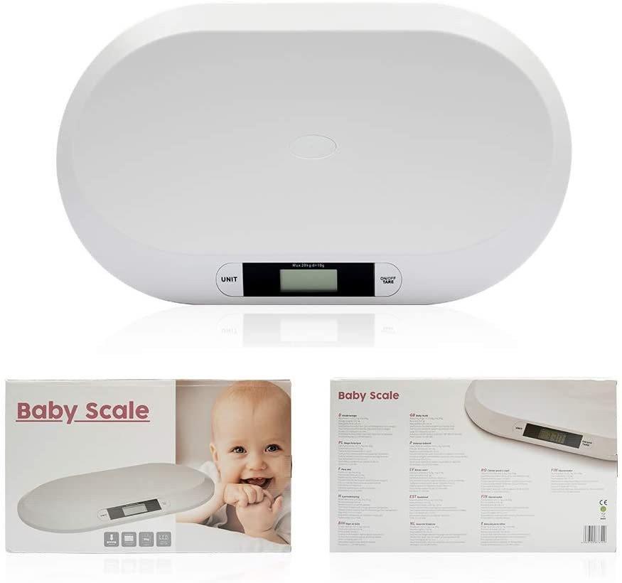 Electronic Baby and Pet Scale - 20kg Capacity for Newborns and Pets