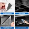 Suede Sticker For Subaru ZD8 BRZ Toyota ZN8 GR86 2021 2022 2023 2024 2025 2026 Car Passenger Storage Cabinet Decor Interior Trim.