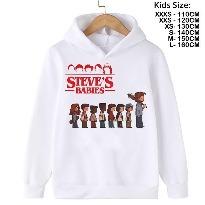 The Demogorgon Hawkins Cannibal Flower Hoodie Kids Cartoon Boys Girls Children Sweatshirts