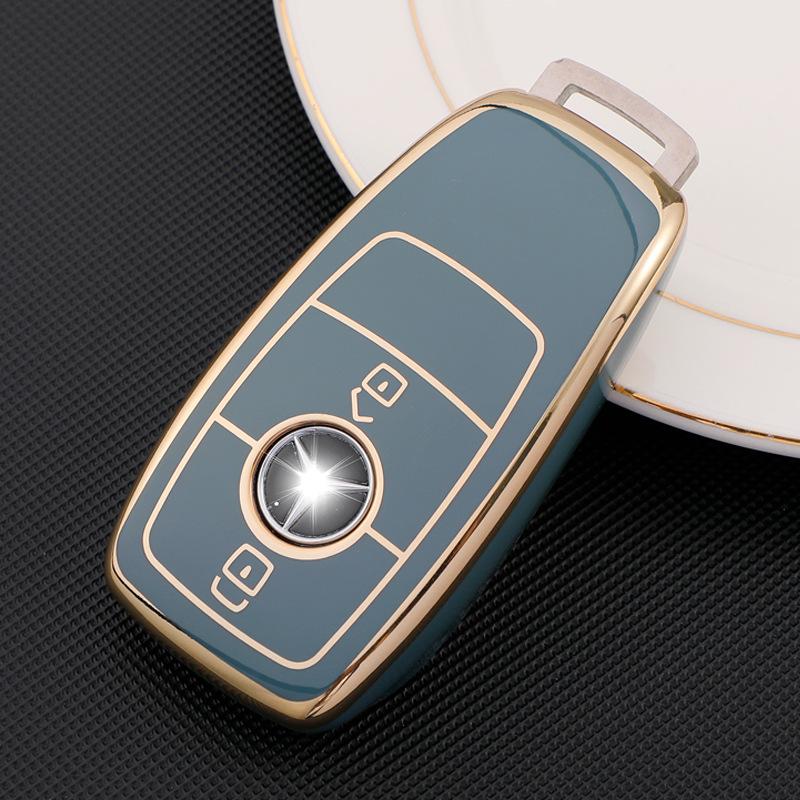 Mercedes-Benz Key Cover Is Suitable for The New E-class E200/E300L/C-class C260L Car Keycase Chain