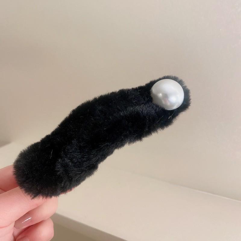 Large Plush Hair Clip: Autumn/Winter Volumizing Shark Clip for Women