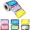 300 Pcs Name Tag Label Sticker Galaxy-Themed In 6 Designs with Perforated Line for School Office Home (3.5"x2.2" Each)