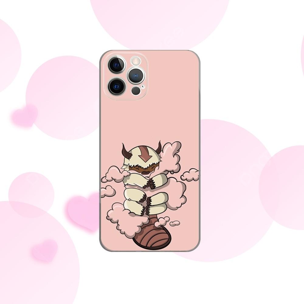 

A-Avatar Appa Yip Phone Case For iPhone 16e,16,15,14,13,12,11 Plus,Pro,Max,XR,XS,X,Plus,SE,Mini Transparent Soft Cover iPhone14Plus