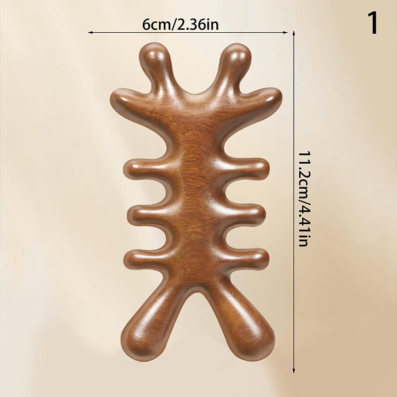 

Head Body Massager Neck Face Health Care Massage Tool Meridian Scalp Sandalwood Comb Relax Acupoint Nose Scraper Anti-Static 1