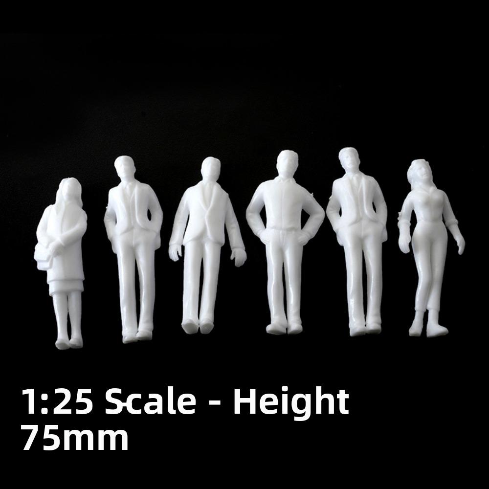 10/100pcs 1:300/1:200/1:100/1:150 Miniature Simulation Figures Model 1:75/1:50/1:42/1:30/1:25 Scale Building People Figures