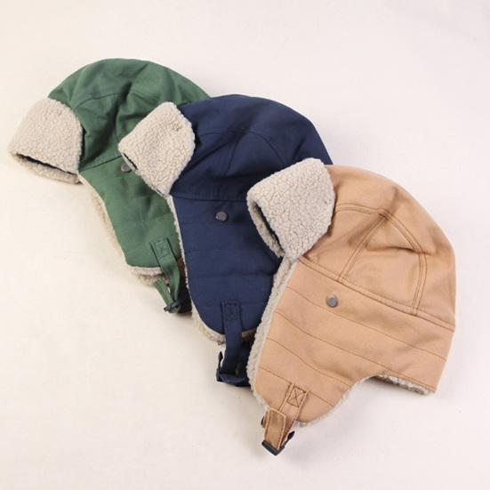 Bomber Hats Windproof Warm Keeping Thickened Cycling Skiing Ear Flap Snow Hats for Winter