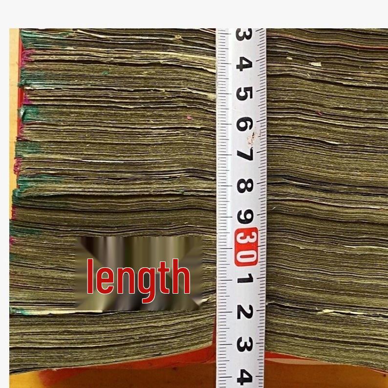 Handmade Gold & Silver Folded Ingots Joss Paper, Yellow Gray, Large 12*16, 6000 Sheets, Free Shipping