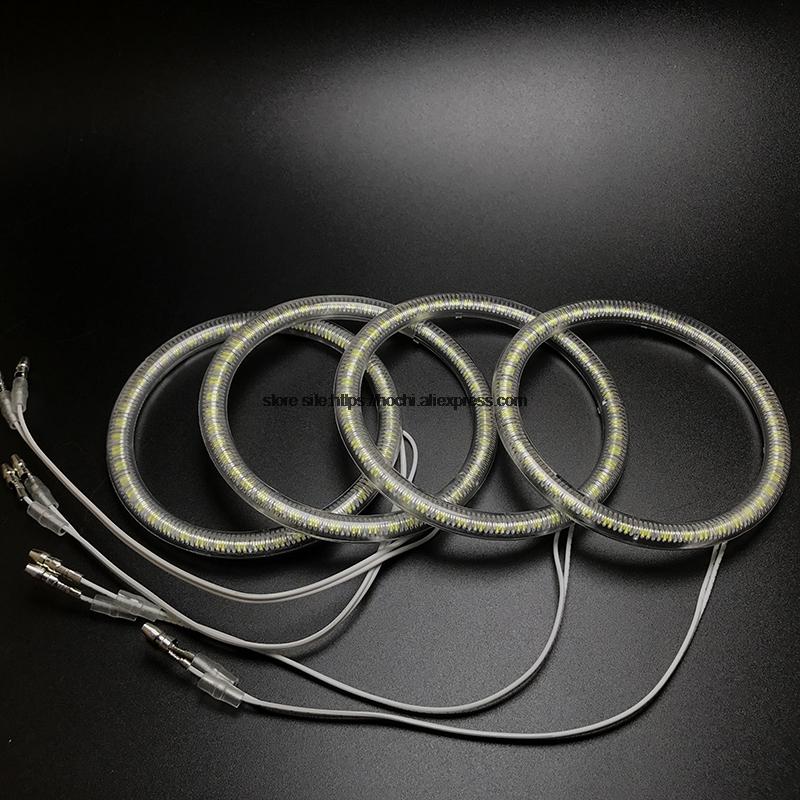 HochiTech for Volkswagen VW Touareg 2003-2006 Ultra bright SMD white LED angel eyes 12V  ring kit daytime running light DRL