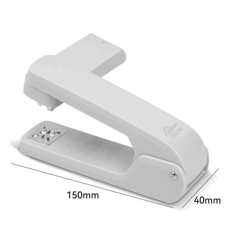 

Вращающийся на 360° сверхпрочный степлер Легкое и плавное действие Модный дизайн для офиса, школы, дома серый