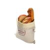 Nien Linen Beeswax Bread Bag with Detachable Inner Layer - All-Cotton, Food-Grade Drawstring Closure