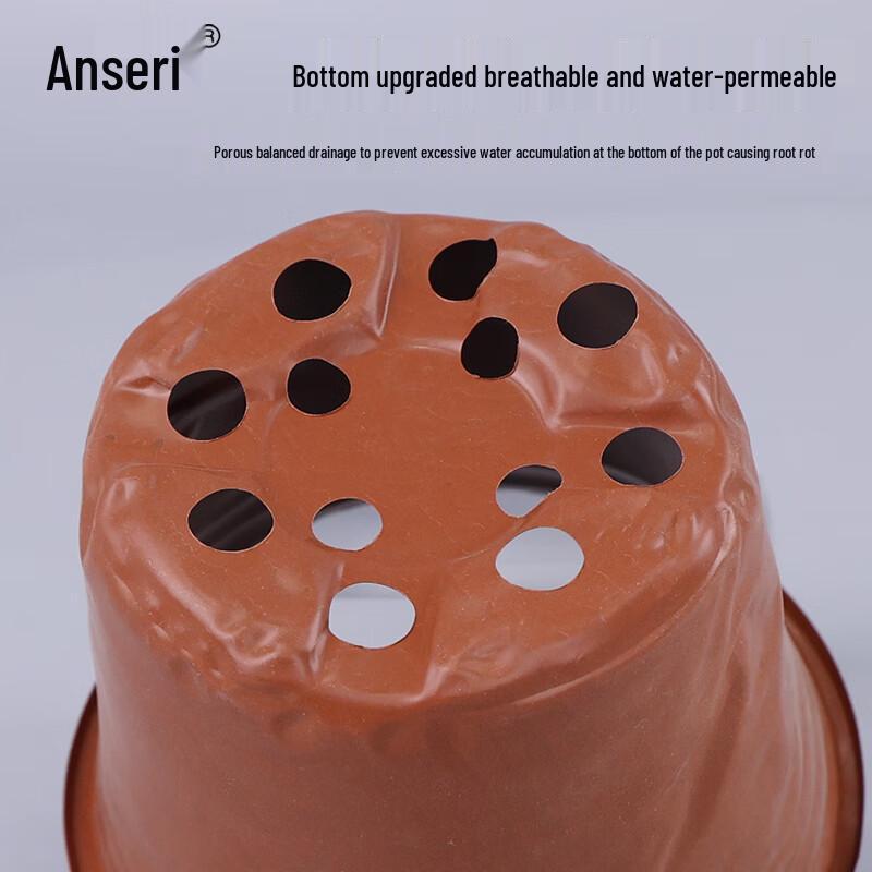 Dvoubarevné plastové květináče