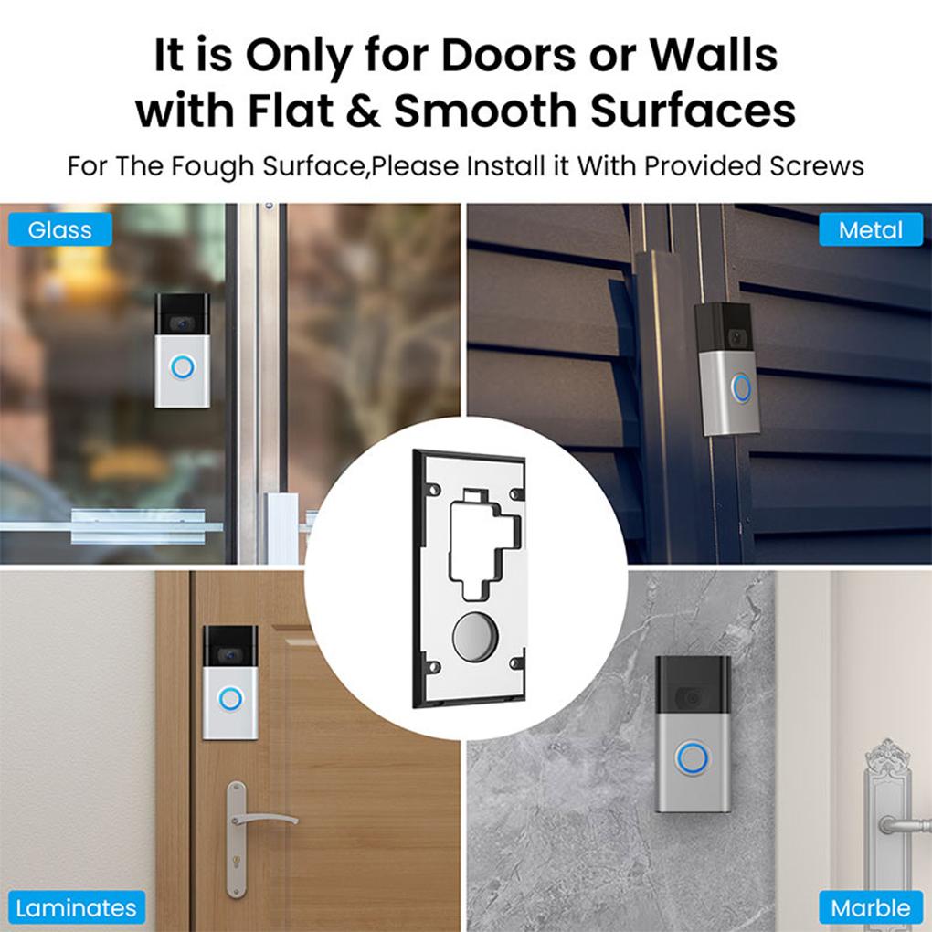 Easy Installation No Drill Ring Doorbell Mount For Quick Setup And Ring Doorbell Mount No Drill