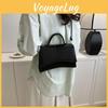 Stylish Korean Crossbody Bag Fashionable Simple Small Square Bag For Women In Black Gold Silver Green