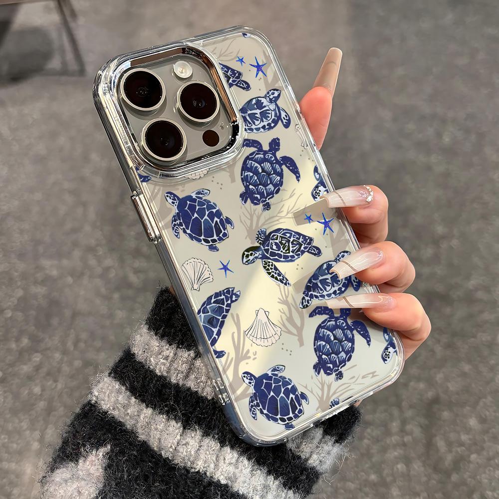Sea Turtle Phone Case For Xiaomi Redmi A3 A5 10C 12 13 13C 14C Note10 11 12 13 14 Pro Plus 4G 5G Transparent Soft Cover