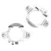 2 Stück H7 LED-Scheinwerferbirnen-Adapter H7 Halter Halteklammern Lampenfassung Sockel, Kompatibel mit Mercedes Benz C/B/GLA/GL/GLS
