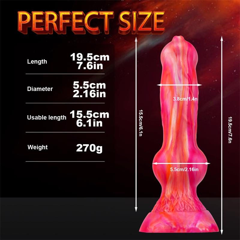 Female Small Shaped Anal Plug Penis Simulation Animal Penis Masturbation Device Adult Products