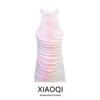 Fashion Style 2024 Summer New Arrival Women's Clothing Stylish Print Silk Net Short Dress 3071001 050