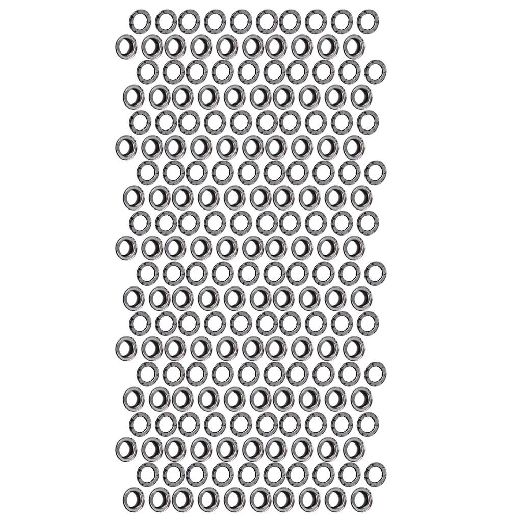 100 Set Brass Eyelet Kit 18mm Inner Diameter Metal Eyelet Grommet Kit for Tarps Fabrics Leather