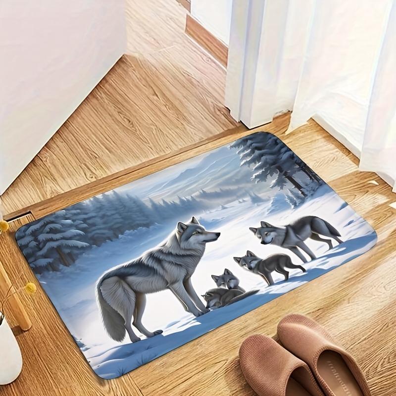 

1PC Halloween Skull Kitchen Rug Non-Slip Door Mat Pop design Bathroom Rug Bath Mat Carpet for Home Sink Laundry Decor 400MMx600MM