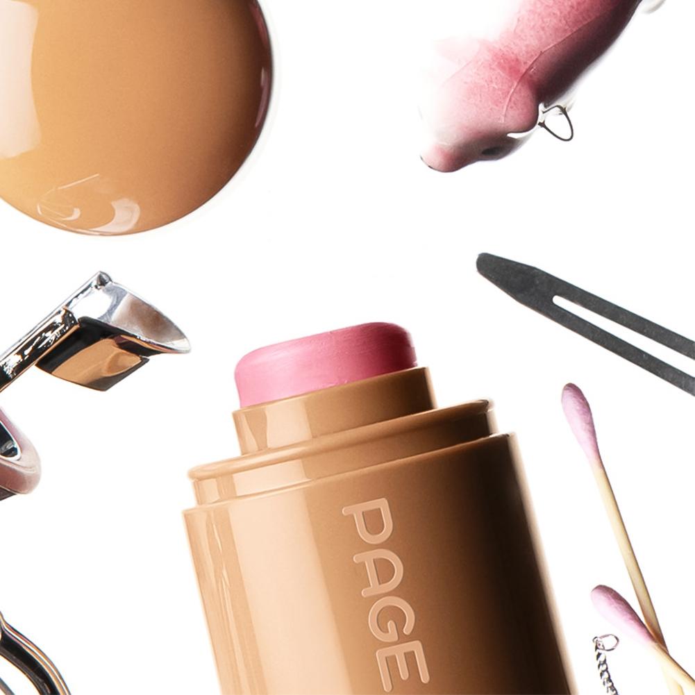 Pocket Powder Blusher Stick 6-color Lip Gloss Stick Highlights Brightens Natural Matte Rouge Blusher Blush Cream Stick
