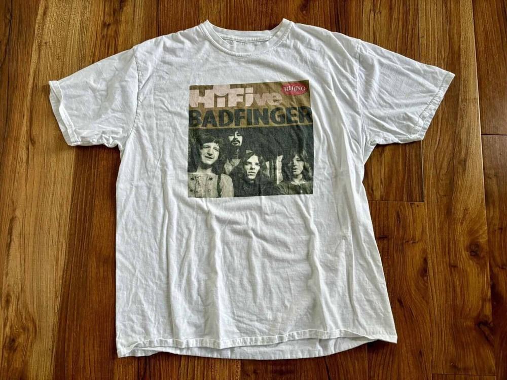 

BADFINGER Hi-Five VTG Style 2006 Shirt White Unisex S-2345XL Unisex T-Shirt S