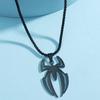 Kpop moda araña colgantes de Halloween cadena cruzada redonda collares para hombres Color plata cadena de cuello gótico pareja ropa de calle regalos