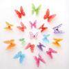 18Pcs/Set Crystal Butterfly Wall Sticker Garden Beautiful 3D Butterflies Room Home Decor Stickers Wedding Decoration Art Decals
