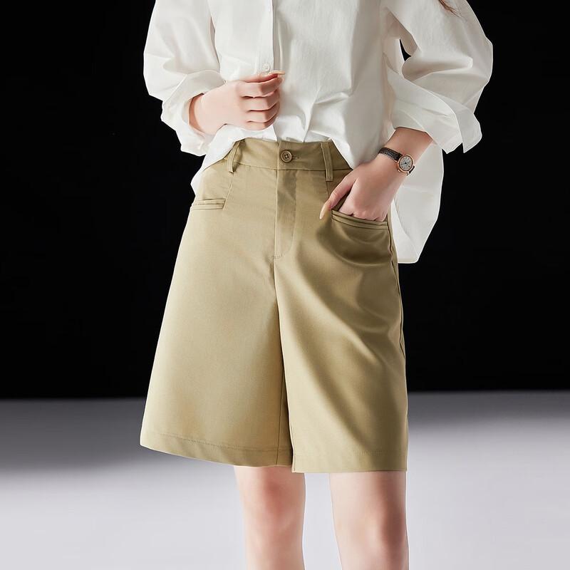 Demana Women's Straight-Leg Casual Mid-Length Pants