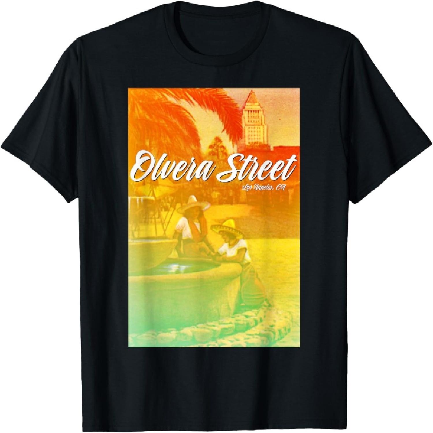 

Olvera Street Los Angeles California Shirt T-Shirt XXXXXL різнокольоровий