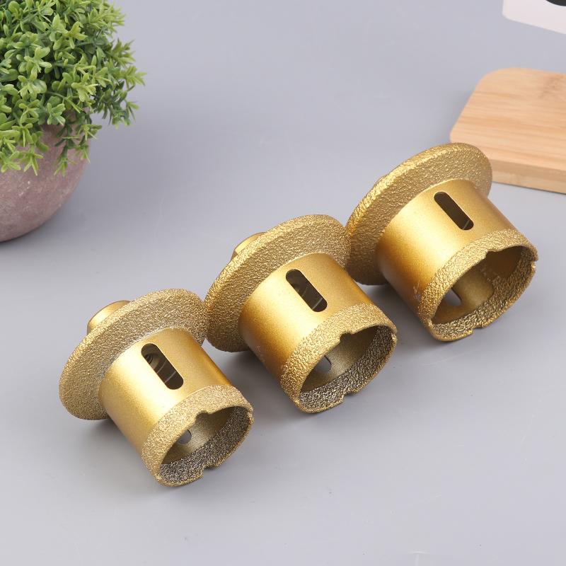 M10 Brazed Diamond Washbasin Core Drill Bit Hole Opener Table Basin Tool For Granite Marble Tile Drilling Cutter