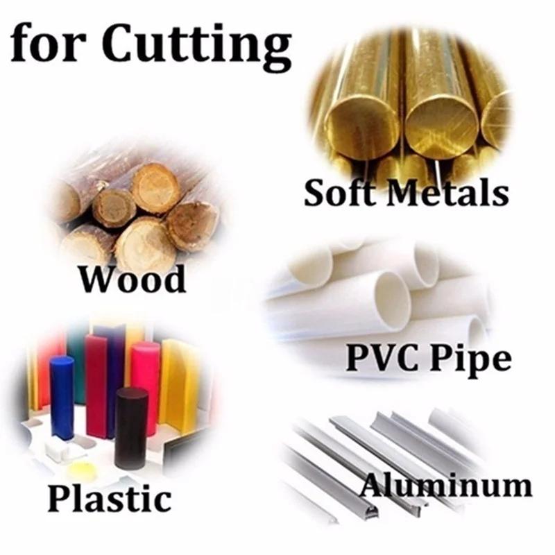 7pc Metal Circular Saw Disc Wheel Blades Shank High Speed Steel Mini Saw Blades with Mandrels Drill Warehouse Rotary Wood Cutout