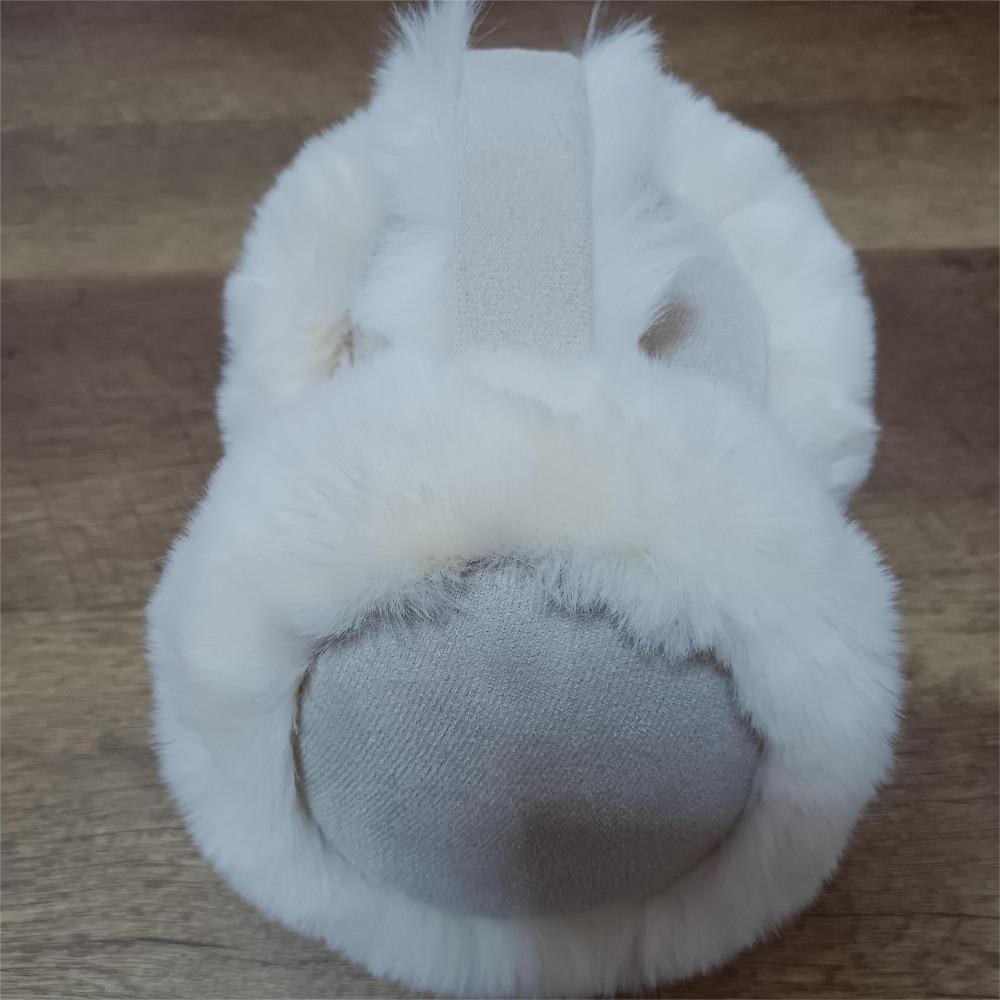 Warm Foldable Earflaps Soft Suede Faux Fur Ear-Muffs Fashion Plush Earmuffs Outdoor