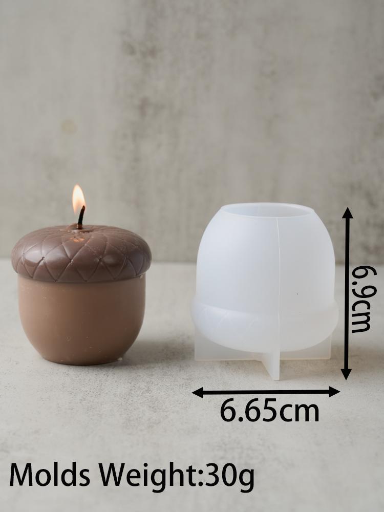 

3D Силиконовая форма для свечи в форме лесного ореха, сделай сам, сосновая шишка, мыло ручной работы, смоляные формы, принадлежности для изготовления ароматизированных свечей, рождественские подарки, декор