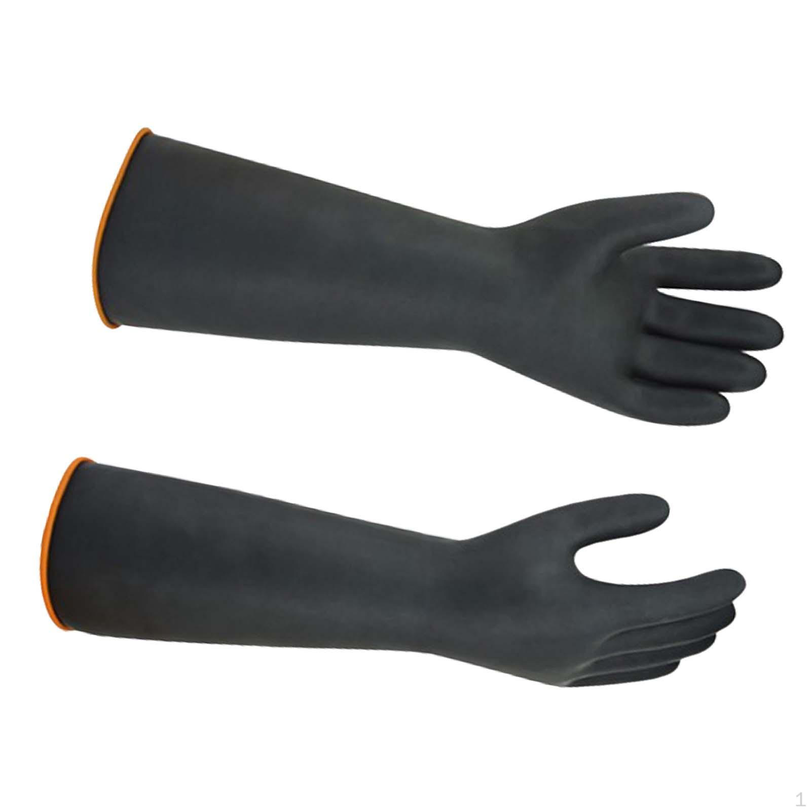 Durable Protective Work Gloves for Industrial Use - Waterproof and Oil Resistant 55cm