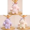Plush Rabbit Keychain With Ribbon For Girls And Women Gift Accessory